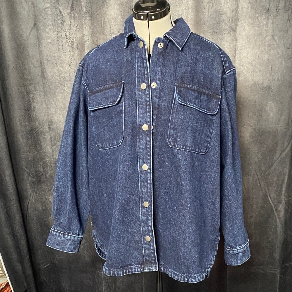 Old Navy Indigo Denim Shacket